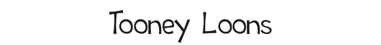 Tooney Loons Font