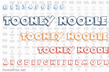 Tooney Noodle Font