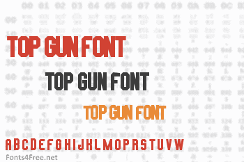 Top Gun Font