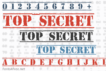 Top Secret Font