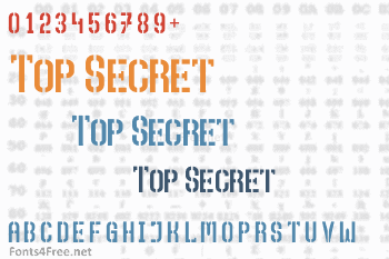 Top Secret Font