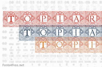 Topiary Initials Font