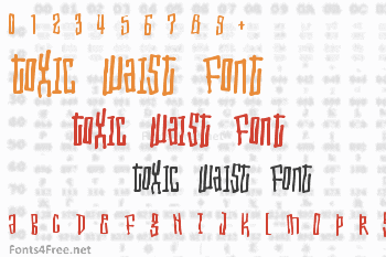 Toxic Waist Font