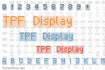 TPF Display Font