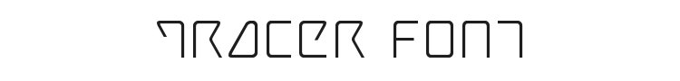 Tracer Font Preview