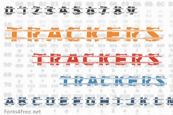 Trackers Font