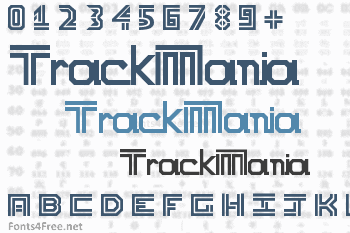 TrackMania Font