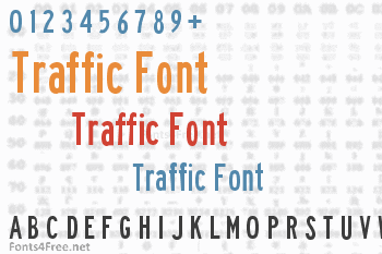 Traffic Font
