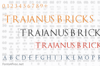 TrajanusBricks Font