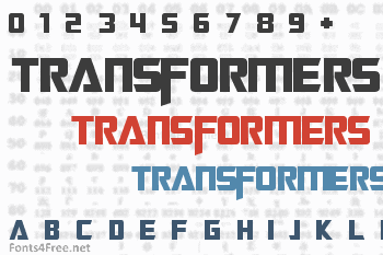 Transformers Movie Font