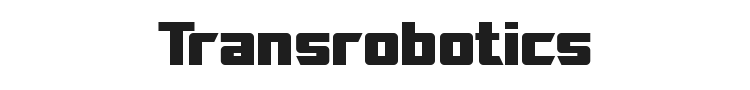 Transrobotics Font