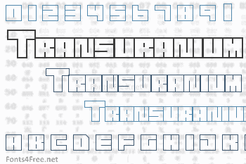 Transuranium Font