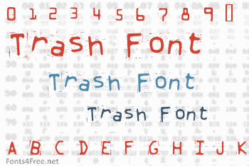 Trash Font