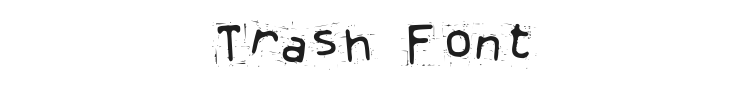 Trash Font Preview