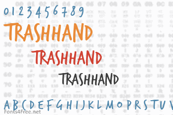 TrashHand Font