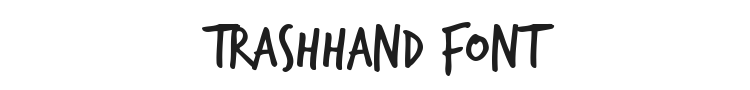 TrashHand Font Preview