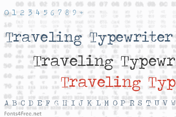 Traveling Typewriter Font