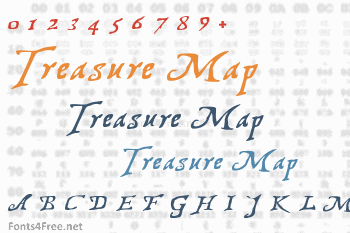 Treasure Map Deadland Font