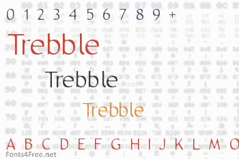 Trebble Font