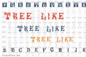 Tree Like Font