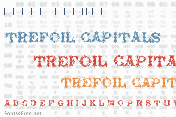 Trefoil Capitals Font