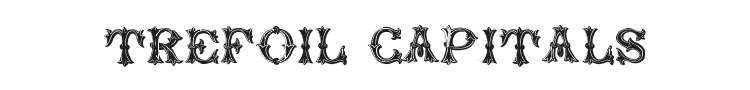 Trefoil Capitals Font