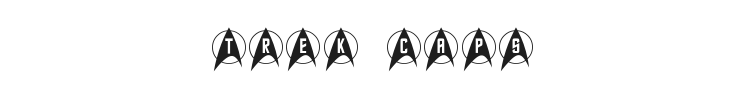 Trek Arrowcaps Font