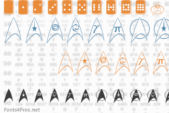 Trek Arrowheads Font