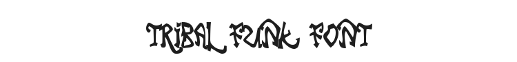 Tribal Funk Font Preview