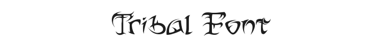 Tribal Font