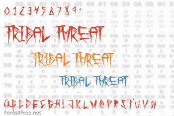 Tribal Threat Font