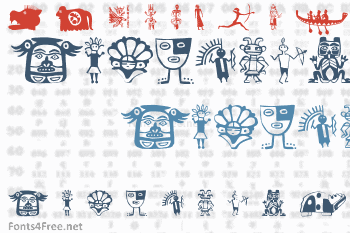 Tribalistica Figures Font