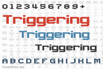 Triggering Fanfares Font