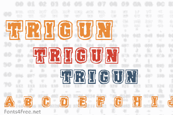 Trigun Font