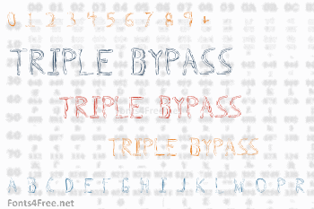Triple Bypass Font