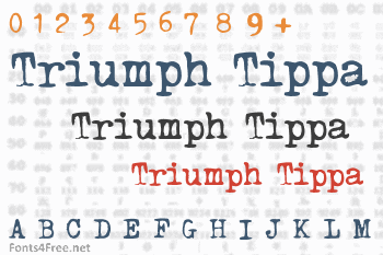 Triumph Tippa Font