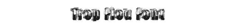 Trop Flou Font Preview