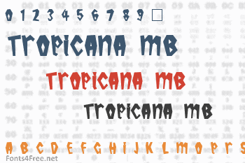 Tropicana Mb Font