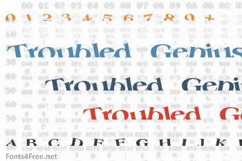 Troubled Genius Font