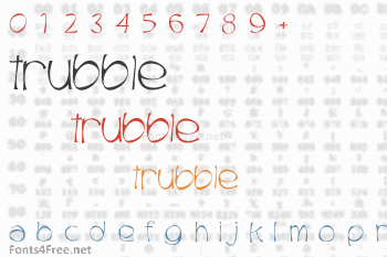 Trubble Font