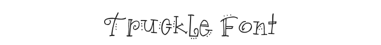 Truckle Font Preview