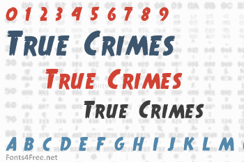True Crimes Font
