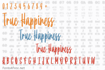 True Happiness Font