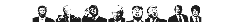 Trump Font Preview