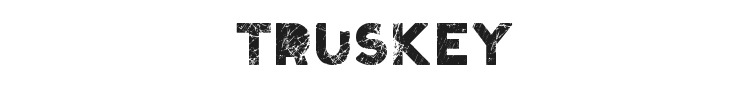 Truskey Font Preview