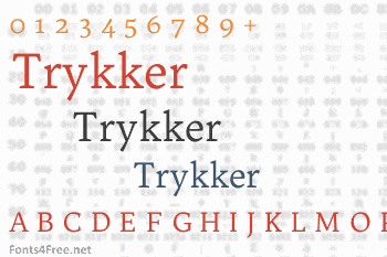 Trykker Font