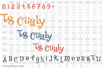 TS Curly Font
