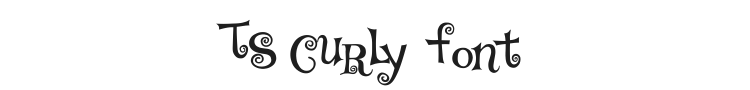 TS Curly Font Preview