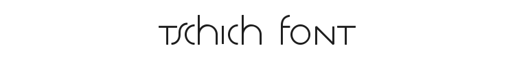Tschich Font Preview