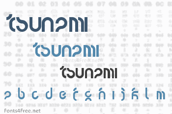 Tsunami Font